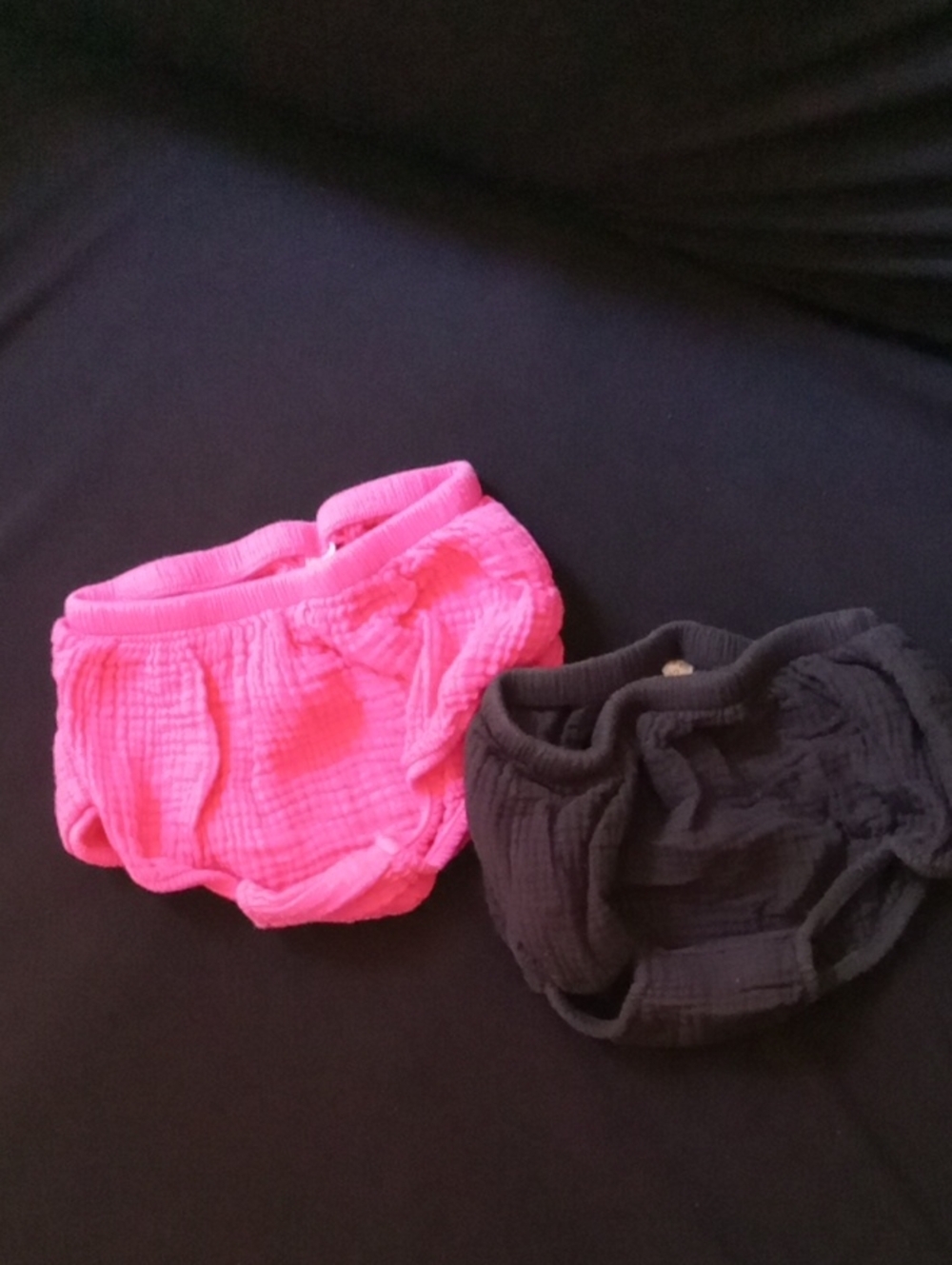 Cat & Jack Bubble Diaper Covers in Bright Pink and Black